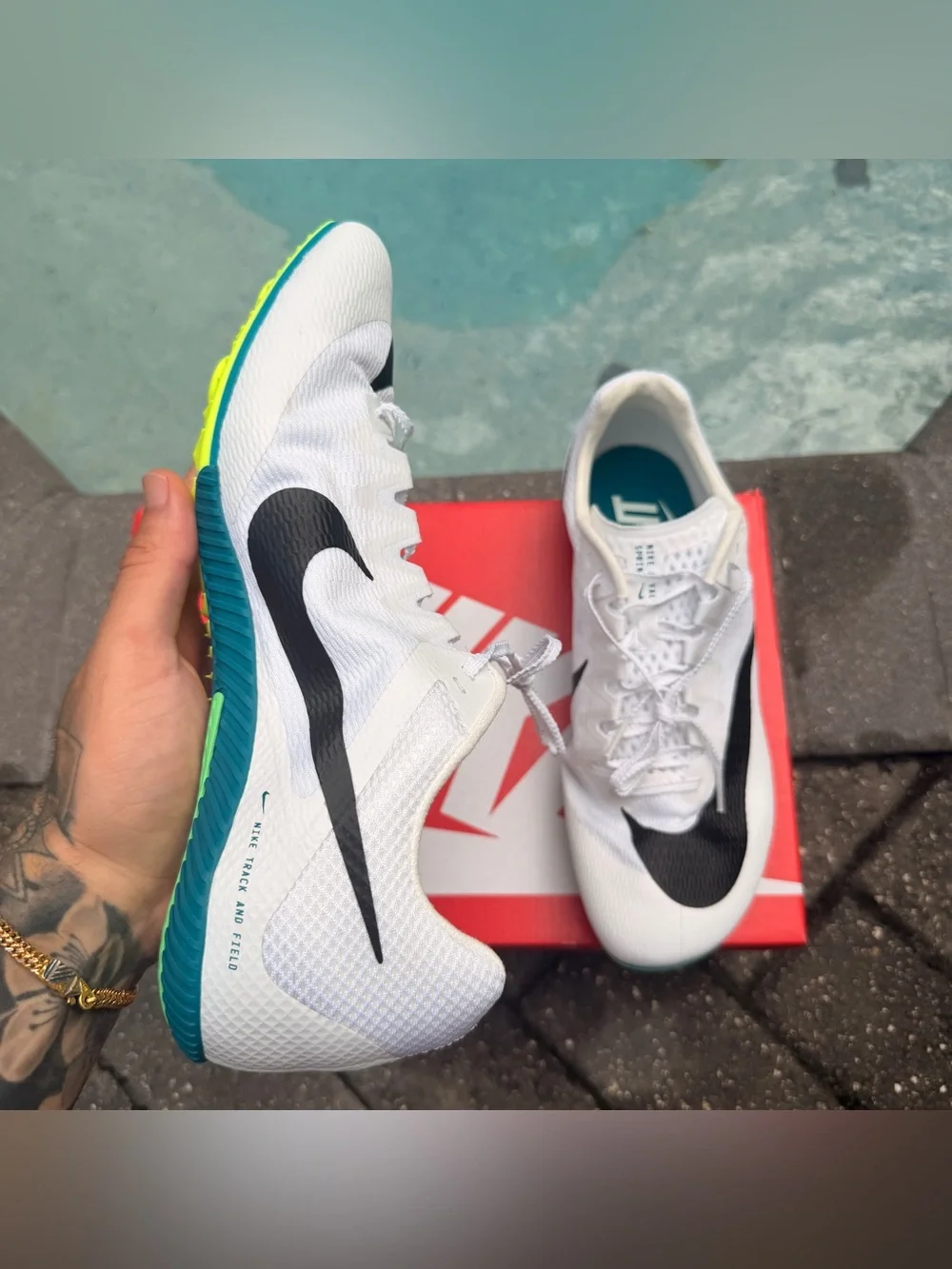 NIKE ZOOM RIVAL SPRINT ELITE TRACK SPIKES T&F SHOES FZ9663-102 MEN’S SIZE 11 NEW